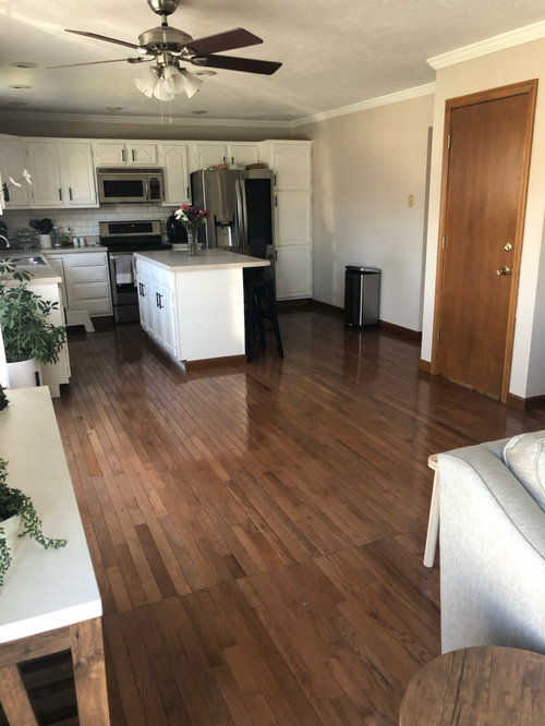 Empty space between living/kitchen