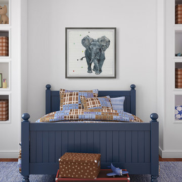 "Animal Baby III" Framed Painting Print