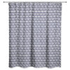 Navy Arch Pattern 71x74 Shower Curtain