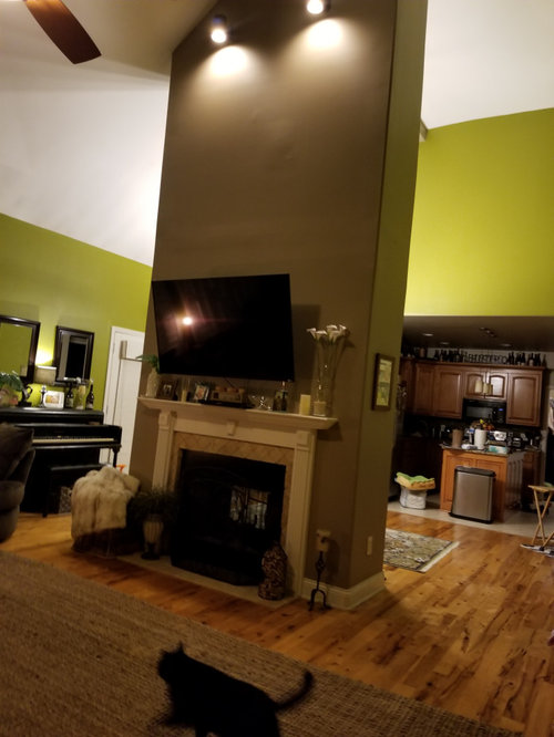 double sided fireplace between two rooms