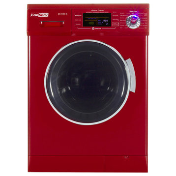 Conserv Pro Compact 110V Vented/Ventless 13 lbs Combo Washer Sensor Dry 1200 RPM, Merlot