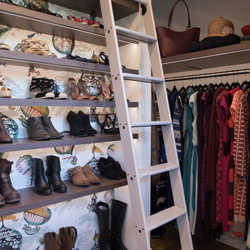 Eclectic Custom Closet and Dressing Room