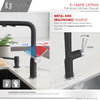 STYLISH Kitchen Sink Faucet Single Handle Pull Down Dual Mode Stainless Steel