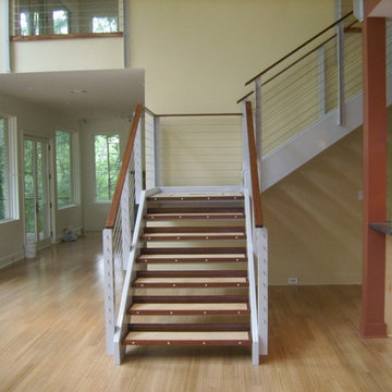 N. Augusta, SC Contemporary Maple Staircase