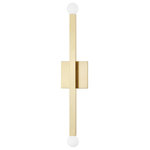 Mitzi by Hudson Valley Lighting - Dona 2-Light Wall Sconce, Aged Brass - Features: