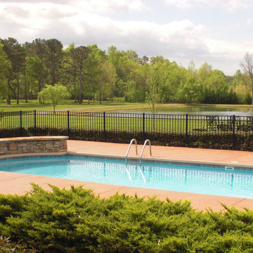 Tan Pool Deck with Natural Henna & Loden Highlights