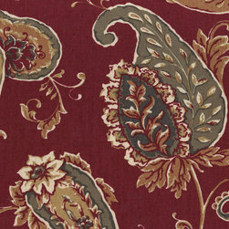 ROTH & TOMPKINS TEXTILES - Beacon Hill Fabric, Hill Brick, 54''x36'' - Upholstery Fabric