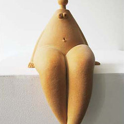 Ceramic Nude sculpture for table or fireplace - Products