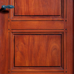 Custom Mahogany Interior Door Detail - Interior Doors