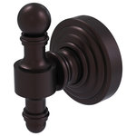 Allied Brass - Retro Wave Robe Hook, Antique Bronze - The traditional motif from this elegant collection has timeless appeal. Robe Hook is constructed of the finest solid brass materials to provide a sturdy hook for your robes and towels. Hook is finished with our designer lifetime finishes to provide unparalleled performance