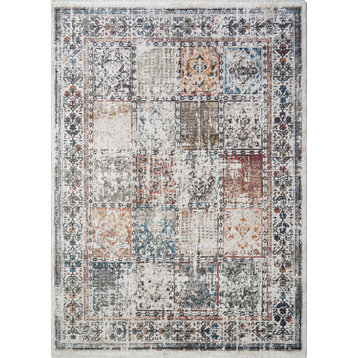Oxford Cresswell Traditional Area Rug, Multi, 2'1"x7'5"