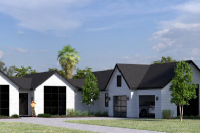Trendy exterior home photo in Miami