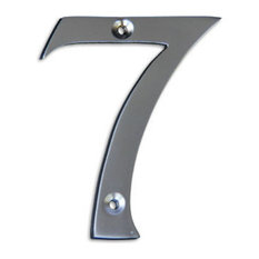 Chrome house numbers modern Chrome house numbers modern