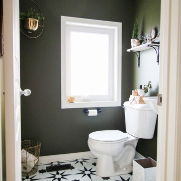Sage Hill Powder Room E-Design