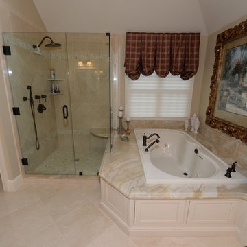 Spacious master bath