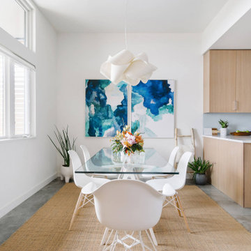 Mueller Tranquil Minimal Modern Row Home: Dining Room