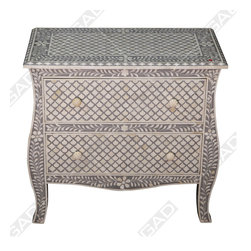 BONE INLAY 2 DRAWER SIDEBOARD - Furniture