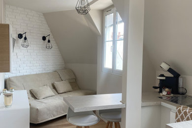 Imagen de diseño residencial nórdico pequeño