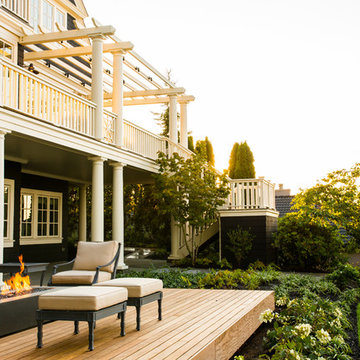 Beach Style Waterfront Estate, Mercer Island