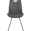 Coronado Dining Chair (Set of 2) - Gray Faux Leather