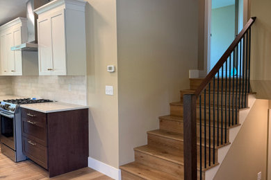 Example of a trendy staircase design in Other