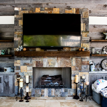 An Outdoor Oasis with Rustic Charm