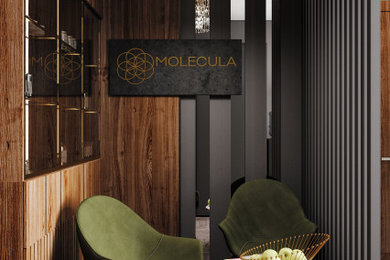Example of a trendy home design design in Denver