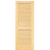 Kimberly Bay Louver Interior Door Slab, Clear, Pine, Solid, 80"x28"x1.375"