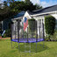 Home Beyond 12' Trampoline Safety Enclosure Net With Spring Pad and Ladder