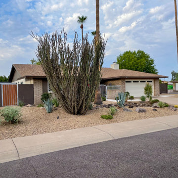 West Phoenix Front & Side Yard Xeriscape