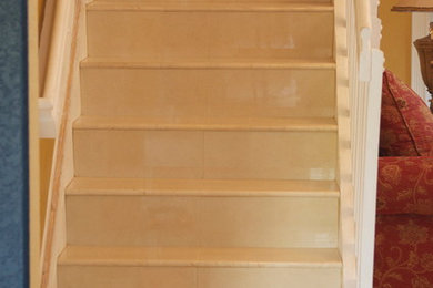 Example of a classic staircase design in Miami