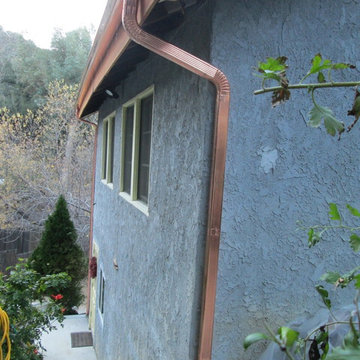Copper Rain Gutter Projects