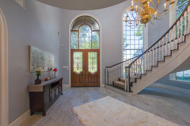 Inspiration for a timeless entryway remodel in Houston