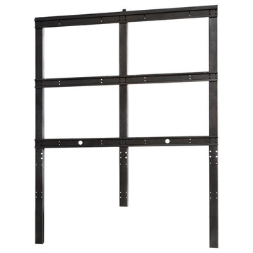 65" Back Wall Support, Black and Gray