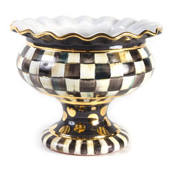 Courtly Check Stoutly Vase | MacKenzie-Childs - Vases