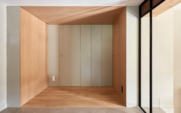 Contemporáneo Recibidor y pasillo by La Reina Obrera - Arquitectura e Interiorismo