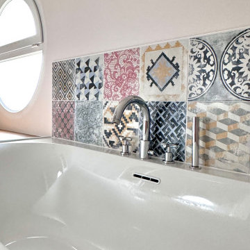 Rénovation complète d'un étage à HILLION : buanderie , salle de bain, dressing