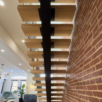Project #145 | Modern Staircase Renovation in Victorian Townhouse