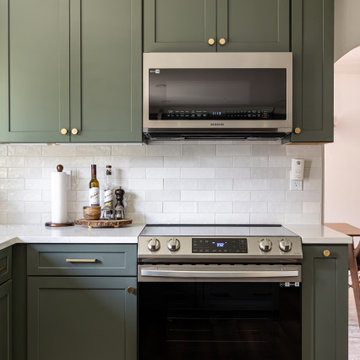 Lush Green Kitchen Revamp
