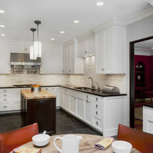white cabinet kitchen