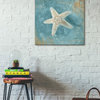 "Treasures From The Sea IV" Giclee Canvas Wall Art, 26"x26"