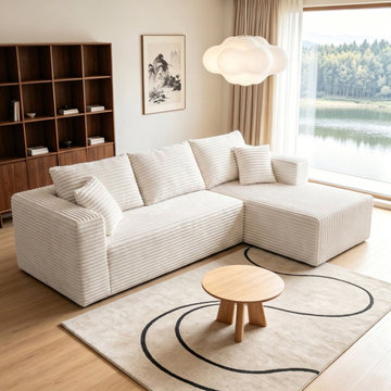 ULTIONE THE L — Corduroy Modular Sofa