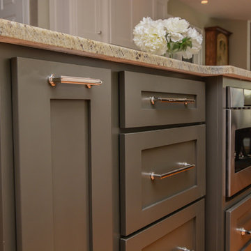 Showplace Two-Tone Kitchen