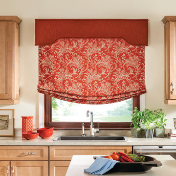 Bali Fabric-Wrapped Traditional Cornice