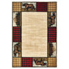 Oriental Weavers Sphinx Woodlands 9603C Lodge Rug, Ivory/Multi, 1'10"x3'0"