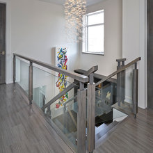 glass railings deck