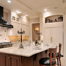 colour of cabinets and counters and backsplash