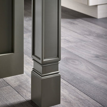 Bright, Contemporary Kitchen with Kitty Hawk and Chesapeake Door Styles