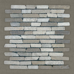 PANTAI - Mist | 12" x 12" | Onyx Mosaic - Mosaic Tile