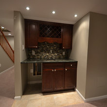Wet bar area